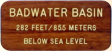 Badwater Basin, -85,5m unter Meeresspiegel