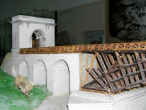 Drobeta Turnu Severin, Modell der Trajanbrücke