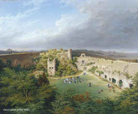 Hohlandsburg, Gemälde von Henri Lebert (1794-1862)