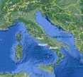Lage von Amalfi in Italien