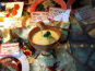 Schweizer Käse-Fondue aus Plastik
