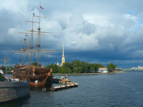 Wolkenstimmung über St. Petersburg